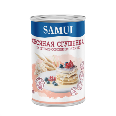 Молоко сгущенное Самуи Овсяное 200г