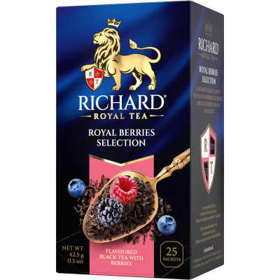 Чай Ричард Роял Беррис Селекшн черный 25пак