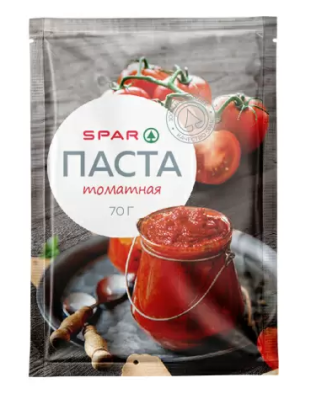 Паста томатная SPAR 70г