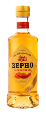 Настойка горькая Зерно Мед и Перец 0,5 35%