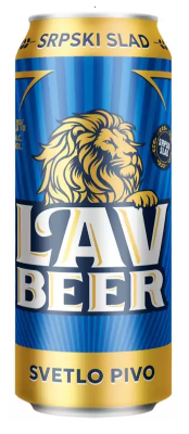 Пиво светлое Лавбир 0,45л 5% ж/б