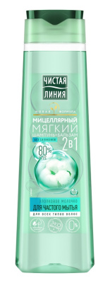 Шампунь-бальзам Чистая Линия 400мл 2в1