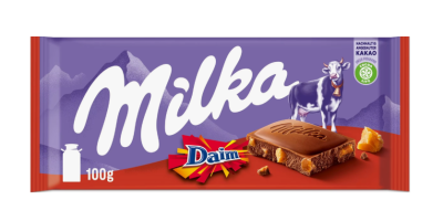 Шоколад Милка молочный Карамель/Миндаль 100г