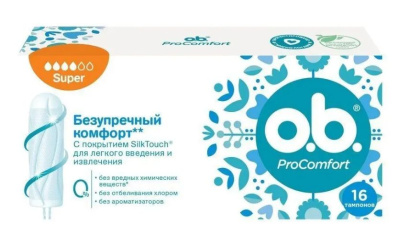 Тампоны ОБи А16 ПроКомфорт Супер