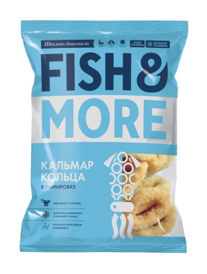 Кольца кальмара в панировке Fish&More 500г