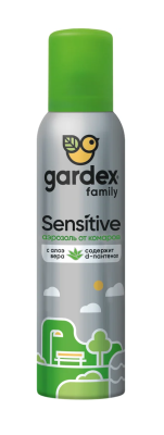 Аэрозоль от комаров Gardex Family Sensitive 150мл
