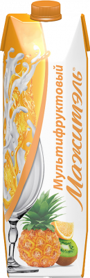 Напиток сывороточный Мажитэль Мультифрукт т/п 950г БЗМЖ