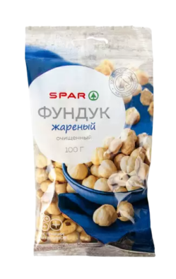 Фундук жареный очищенный SPAR 100г