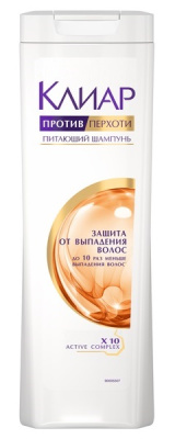 Шампунь Клеар Витабе 400мл Защита от выпадения волос против перхоти