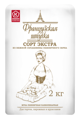 Мука пшеничная Французская штучка Экстра 2кг