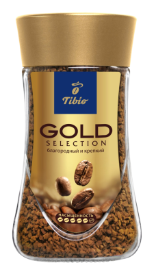 Кофе растворимый Тибио Голд Селекшн раств 190г ст/б