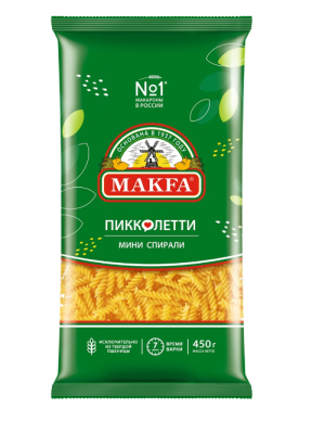 Макароны Макфа Пикколетти Мини спирали 450г