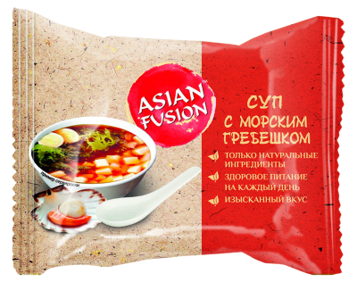 Суп Азиа Фьюжн с Морским гребешком 12г