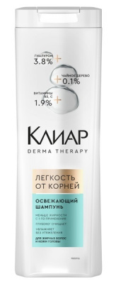 Шампунь Клеар Дерма Терапи 380мл Легкость от корней