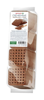 Печенье SPAR Деревенское с какао для детского питания 390г