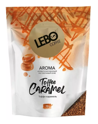 Кофе растворимый Лебо Арома Тоффи Карамель 70г
