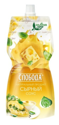 Соус Сырный Слобода 60% 200мл д/п