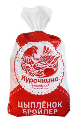 Тушка цыпленка-бройлера Курочкино охлажденная 1кг
