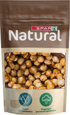 Фундук в карамели SPAR Natural 170г