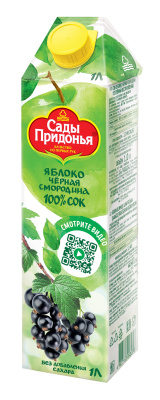 Сок Сады Придонья Яблоко/Черная Смородина 1л