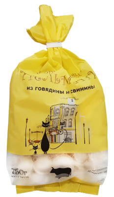 Пельмени Кот де Франс говядина/свинина 750г