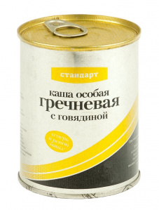 Каша особая гречневая с говядиной Стандарт 340г