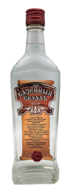Водка Казенный складъ мягкая 0,5л 38%