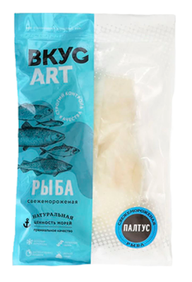 Палтус филе-кусок стрелозубый б/к ВкусАрт 400г