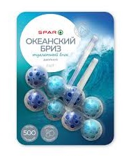 Блок для туалета SPAR Океанский бриз 2*50г