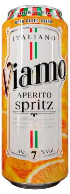 Напиток пивной н/ф Виамо Аперито Спритц 0,45л 7% ж/б