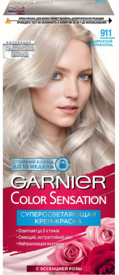 Краска Гарньер Роскошь цвета 911 Дымчатый Ультраблонд