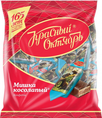 Конфеты шоколадные Мишка косолапый 200г