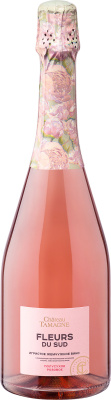 Вино игристое Шато Тамань Флерс дю Сюд роз п/сух 0,75л 12%