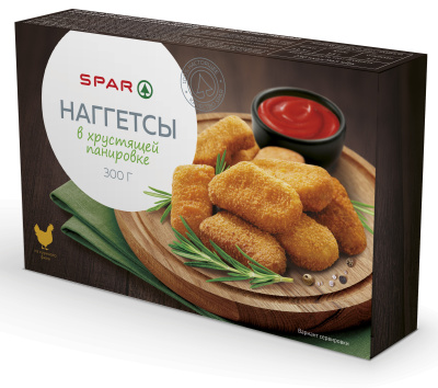 Наггетсы SPAR в хрустящей панировке 300г