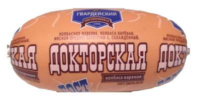 Колбаса вареная Докторская ГОСТ ГМК 400г