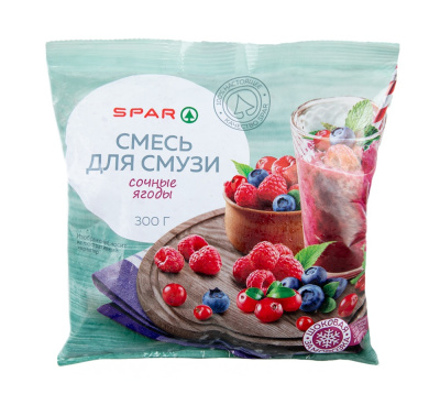 Смесь для смузи Сочные ягоды SPAR 300г