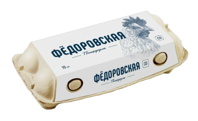 Яйцо столовое Федоровская ПФ С0 10шт