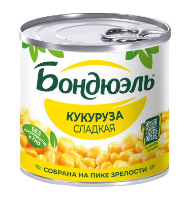 Кукуруза сладкая Бондюэль 170г ж/б