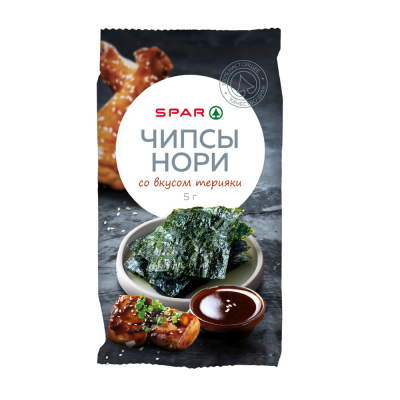 Чипсы нори SPAR со вкусом терияки 5г
