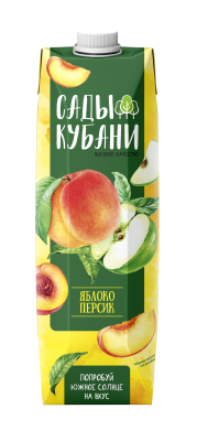Нектар Сады Кубани яблочно-персиковый 1л