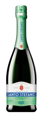 Вино игристое Санто Стефано Бьянко безалкогольное сильногазированное 0,75л