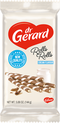 Трубочки вафельные Др Джерард Роллс Роллс Зебра 144г