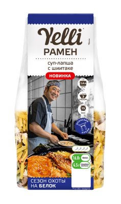 Суп-лапша Рамен с шиитаке Yelli 110г