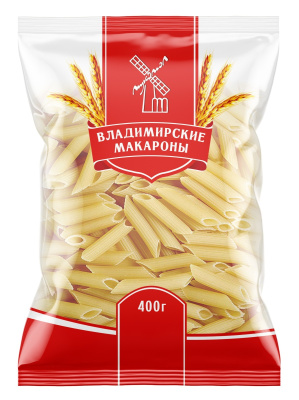 Макар изд Владимирские макароны Перья 400г