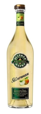 Настойка Зеленая марка Яблочная 0,5л 24%