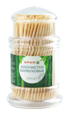 Зубочистки SPAR Бамбуковые 200шт