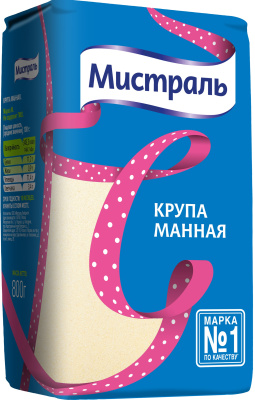 Крупа Манная Мистраль 800г