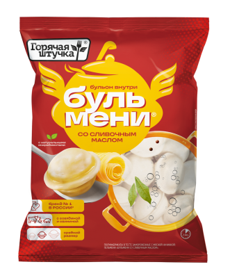 Пельмени Бульмени Горячая штучка со сливочным маслом 700г