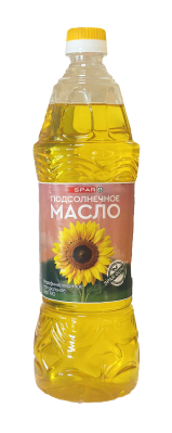 Масло подсолнечное SPAR нерафинированное 0,8л