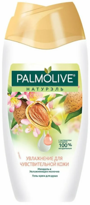 Гель для душа Палмолив 250мл 2в1 Миндаль и Молоко